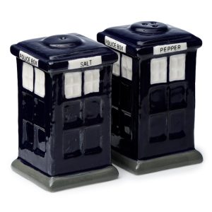 Ceramic Salt & Pepper Set - Police Box