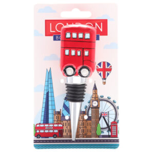 Novelty Ceramic Bottle Stopper - London Icons Routemaster Bus