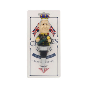 Novelty Bottle Stopper - King Charles III