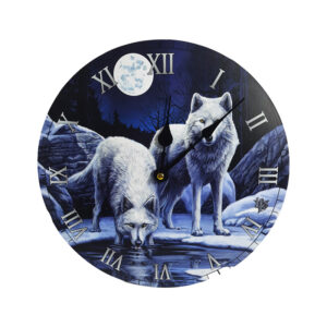 Wall Clock - Lisa Parker Warriors of Winter Wolf
