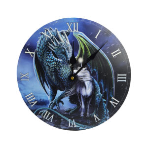 Wall Clock - Lisa Parker Protector Magick Dragon & Unicorn