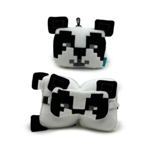 Relaxeazzz Travel Pillow & Eye Mask - Minecraft Panda