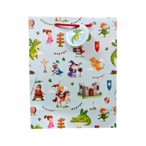 Gift Bag (Large) - Knights & Dragons