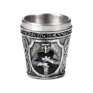 Decorative Shot Glass - Medieval Black Knight