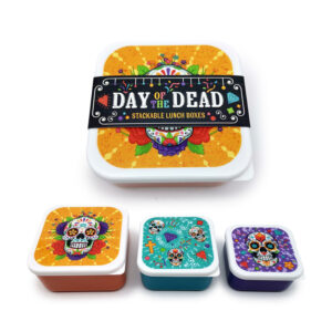 Lunch Boxes Set of 3 (M/L/XL) - Day of the Dead