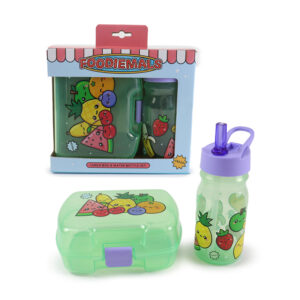 Lunch Box & Water Bottle Set - Foodiemals