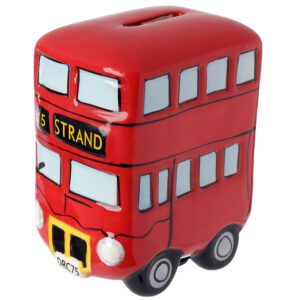 Fun Novelty Ceramic Red Routemaster Bus Money Box