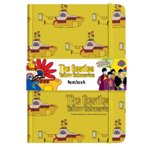 Recycled Paper A5 Lined Notebook - The Beatles Yellow Submarine