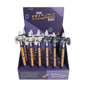 Erasable Pen with PVC Topper - Game Over