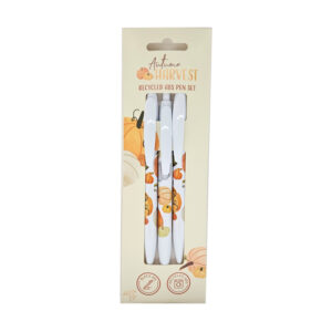 Recycled ABS 3 Piece Pen Set - Autumn Harvest