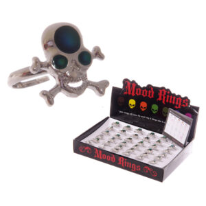 Mood Ring - Skull & Cross Bone