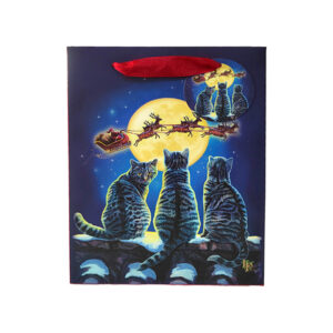 Christmas Gift Bag (Medium) - Lisa Parker Christmas Cats