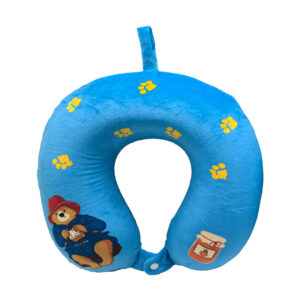 Relaxeazzz Plush Memory Foam Travel Pillow - Paddington Bear